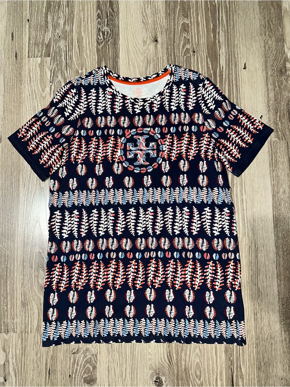 Tory Burch Pima Cotton Tee Medium - Picture 4 of 9